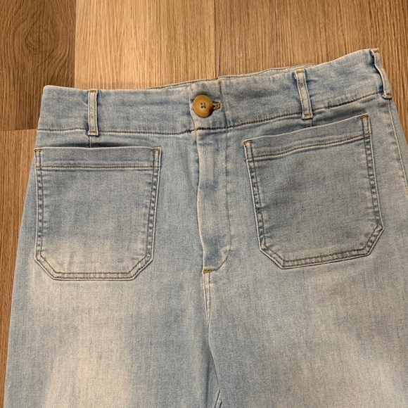 Anthropologie Maeve Colette Light Blue Wide Leg Women's Jeans - Picture 3 of 5